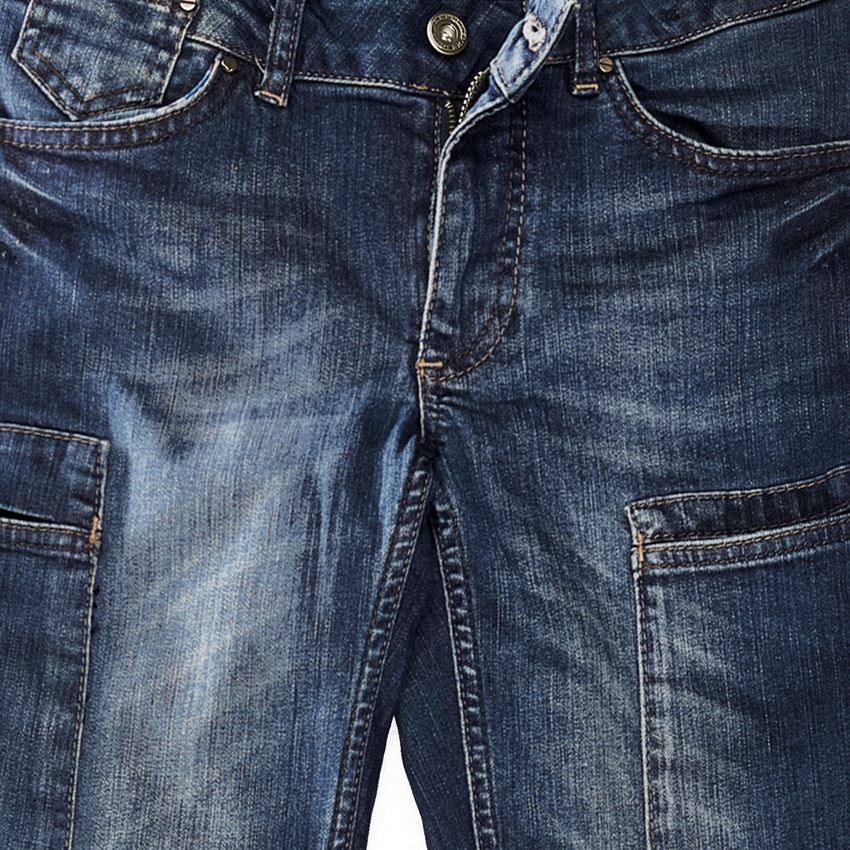 Hosen: e.s. 7-Pocket-Jeans, Damen + stonewashed 2