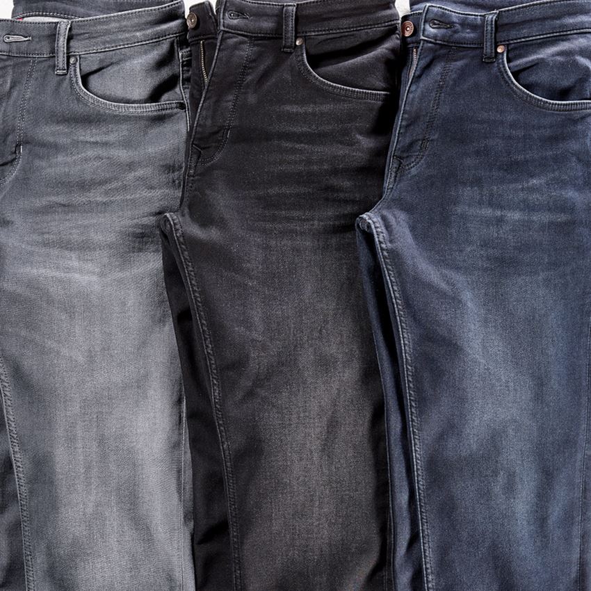 Hosen: e.s. 5-Pocket-Jeans Jog-Denim + greywashed 2