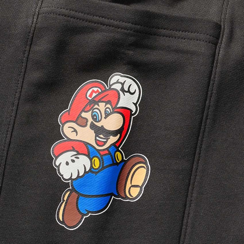 Bekleidung: Super Mario Sweatpants, Herren + schwarz 2