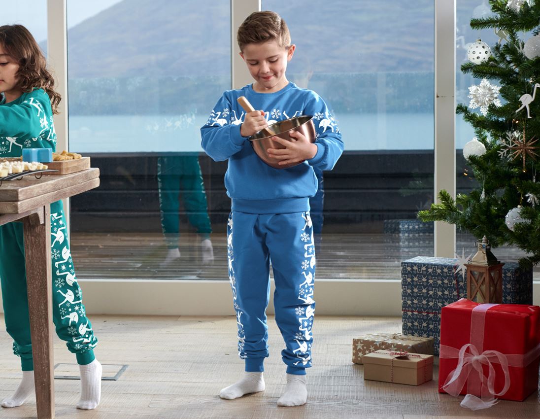 Geschenkideen: e.s. Norweger Sweatpants, Kinder + baltikblau 1