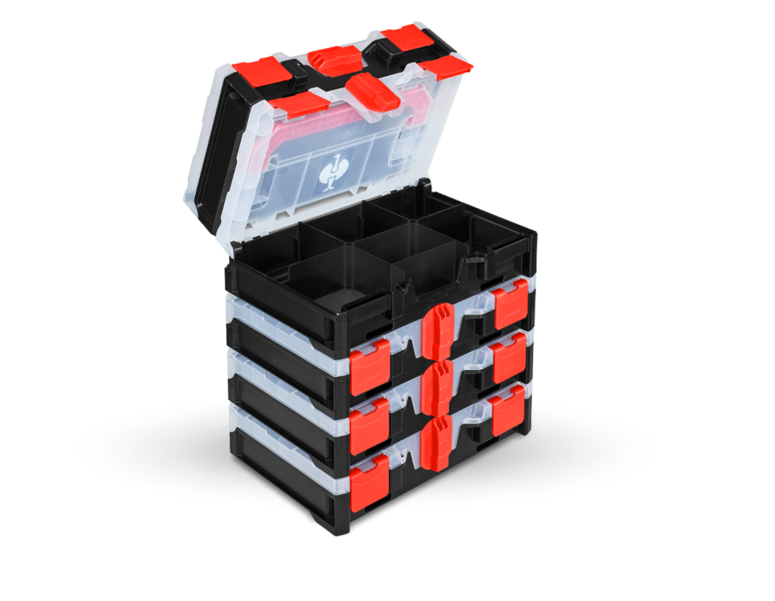 STRAUSSbox System: STRAUSSbox mini + schwarz/rot 5