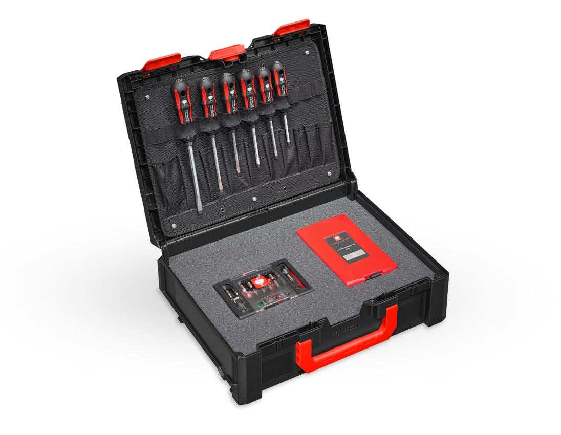 STRAUSSbox System: STRAUSSbox 145 midi+ + schwarz/rot 1