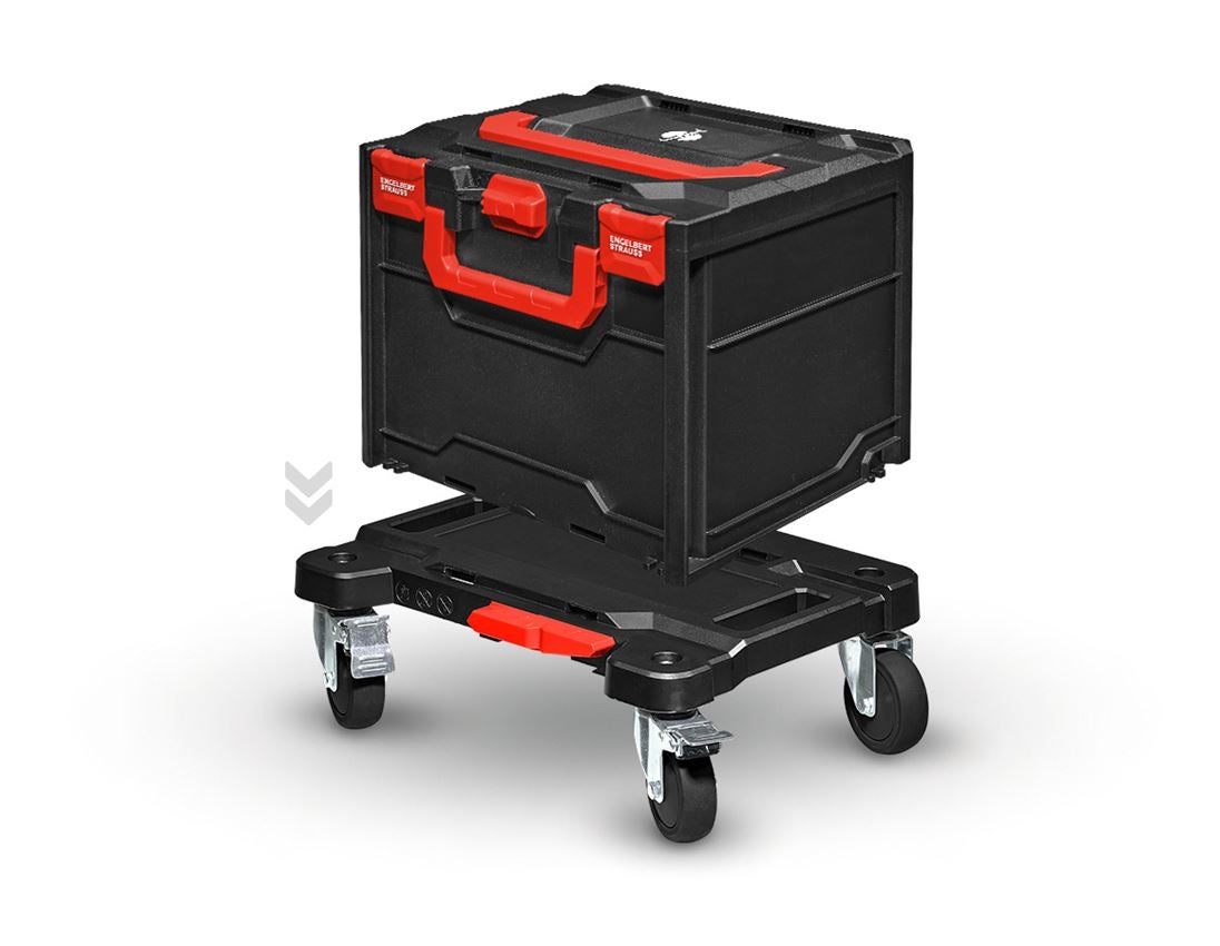 STRAUSSboxen: STRAUSSbox Cart + schwarz/rot 1
