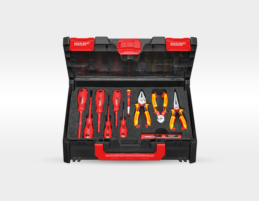 Werkzeuge: Werkzeug-Set Elekt+Multi Bohrschrauber+STRAUSSbox + schwarz 3