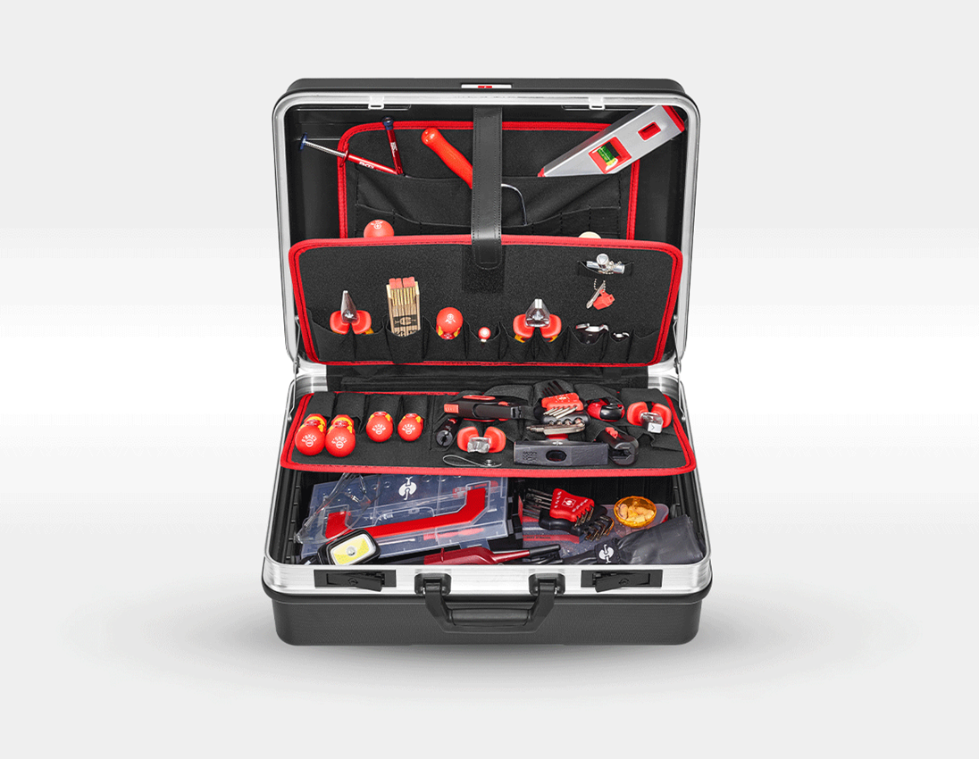 Werkzeugkoffer: Werkzeug-Set Elektro Profi inklusive Koffer