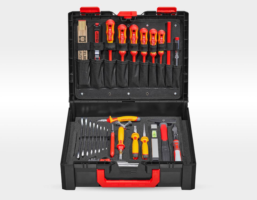 Werkzeuge: STRAUSSbox Werkzeug-Set Elektro lockfix 1/4" + 1/2