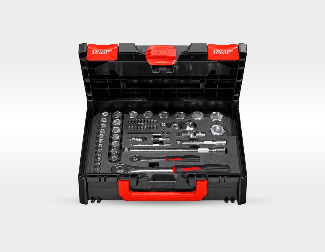 Werkzeuge: STRAUSSbox Werkzeug-Set Elektro lockfix 1/4" + 1/2 1