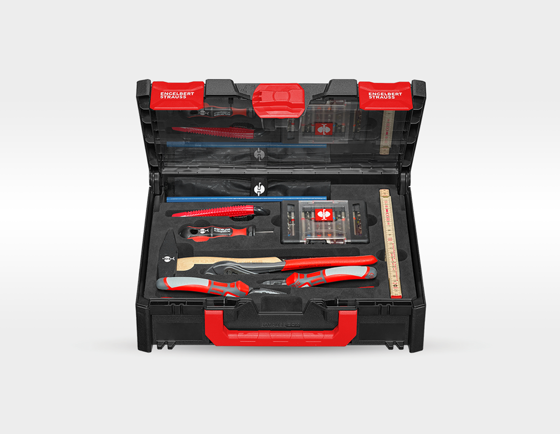 Werkzeuge: Werkzeug-Set + Multi Bohrschrauber + STRAUSSbox + schwarz 3
