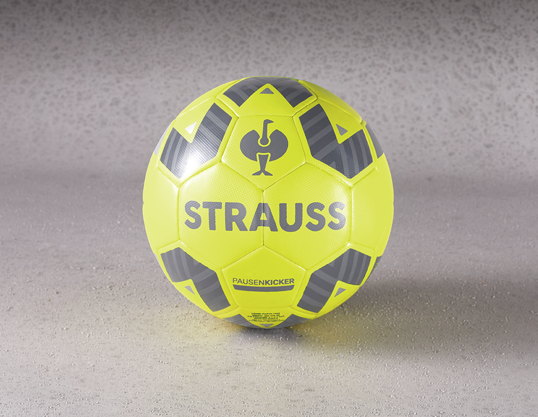 Für die Kleinen: STRAUSS Fußball + acid yellow 3