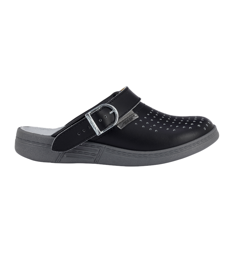 Gastro_Schuhe: ABEBA OB Pantolette Tahiti + schwarz 1