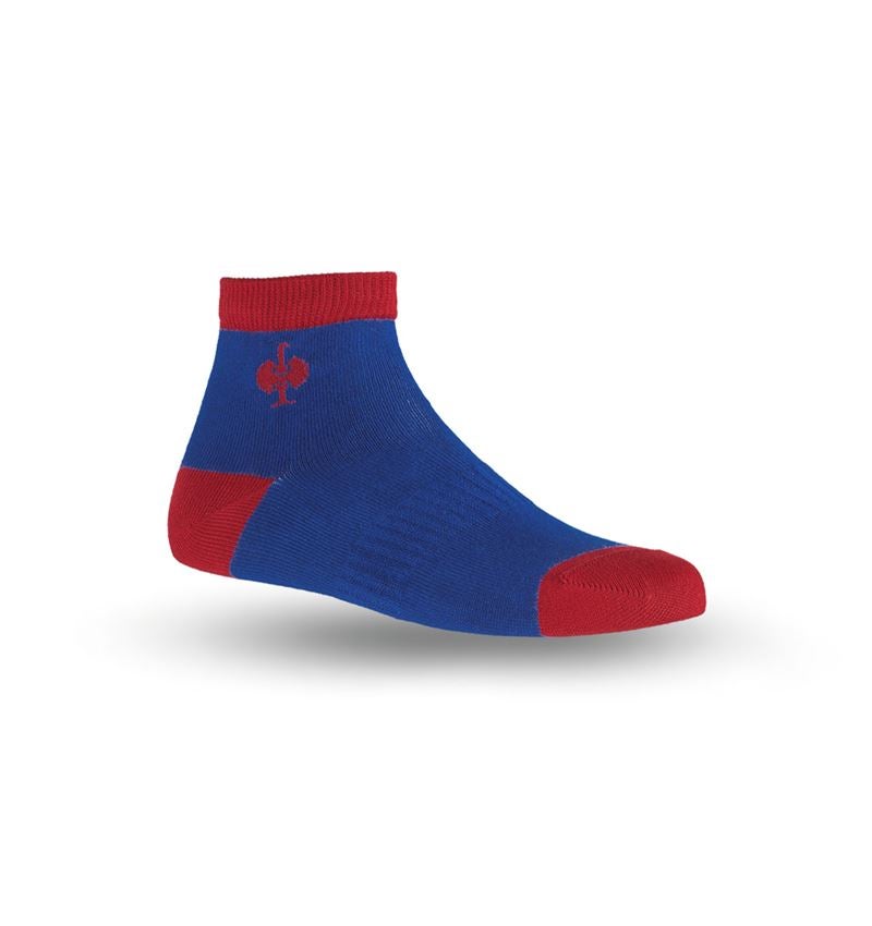 Accessoires: e.s.Allround Socken Classic light/mid, Kinder + kornblau/feuerrot