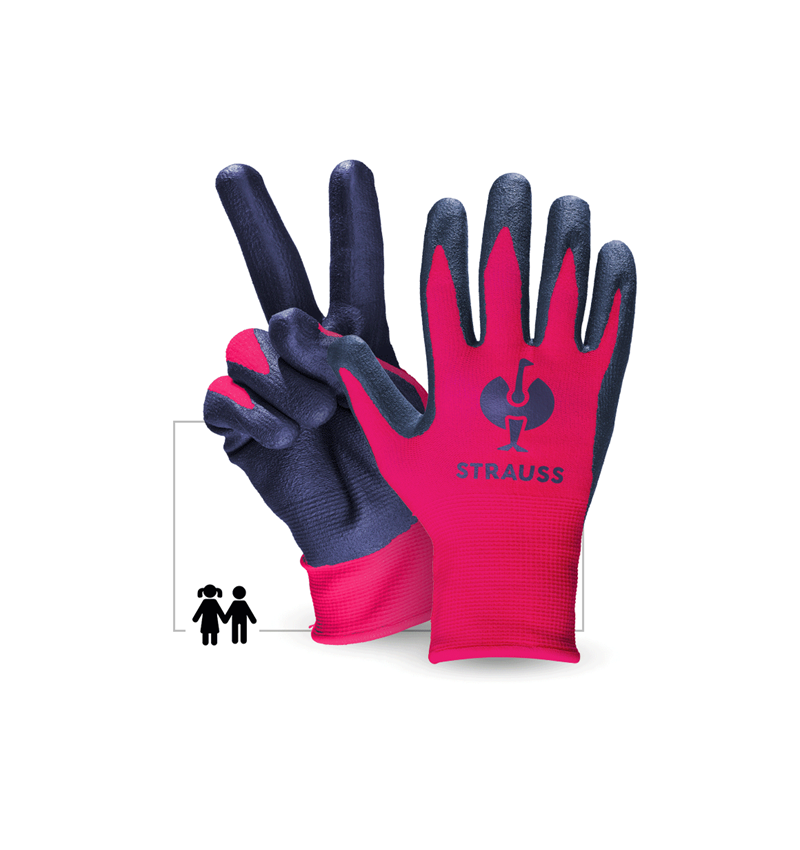 Accessoires: e.s. Kinder-Nitrilschaum Handschuhe + beere