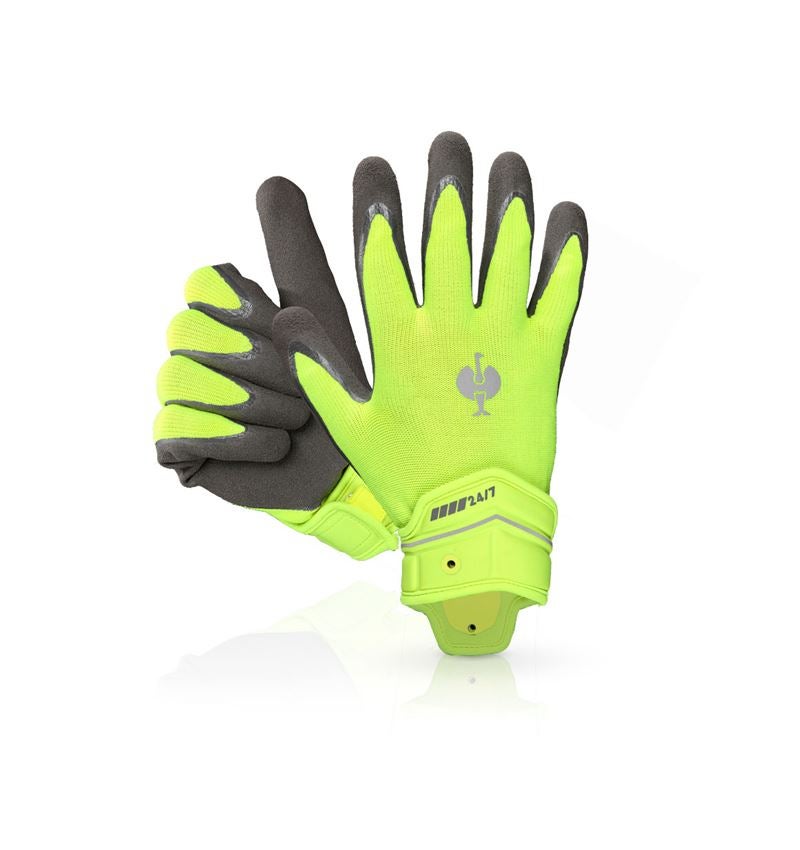 Themen: Hybrid Handschuhe e.s.motion 24/7 + warngelb/anthrazit