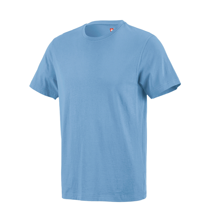 Installateur / Klempner: e.s. T-Shirt cotton + azurblau