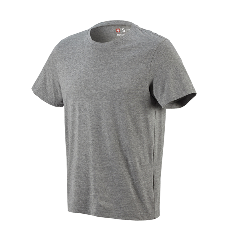 Shirts & Co.: e.s. T-Shirt cotton + graumeliert 1