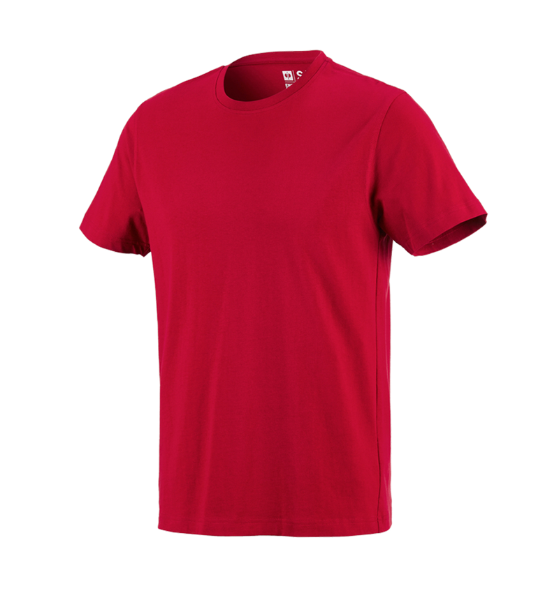 Schreiner / Tischler: e.s. T-Shirt cotton + feuerrot