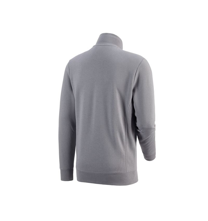 Shirts & Co.: e.s. Sweatjacke poly cotton + platin 2