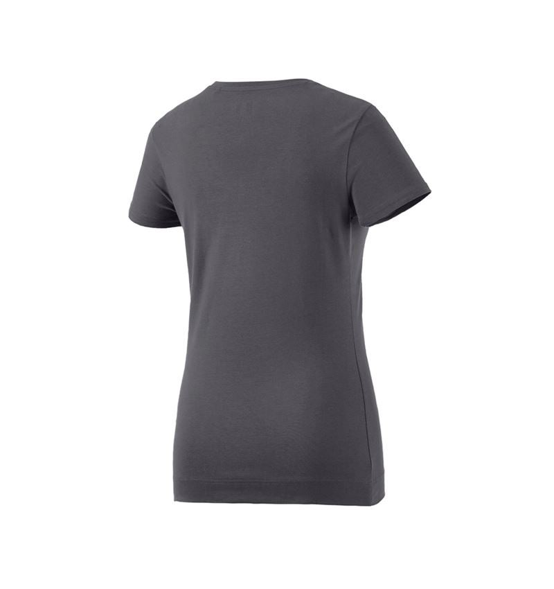 Themen: e.s. T-Shirt cotton stretch, Damen + anthrazit 4