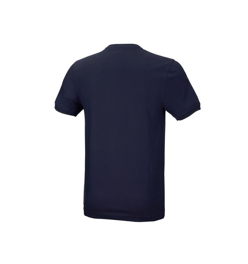 Themen: e.s. T-Shirt cotton stretch, slim fit + dunkelblau 3