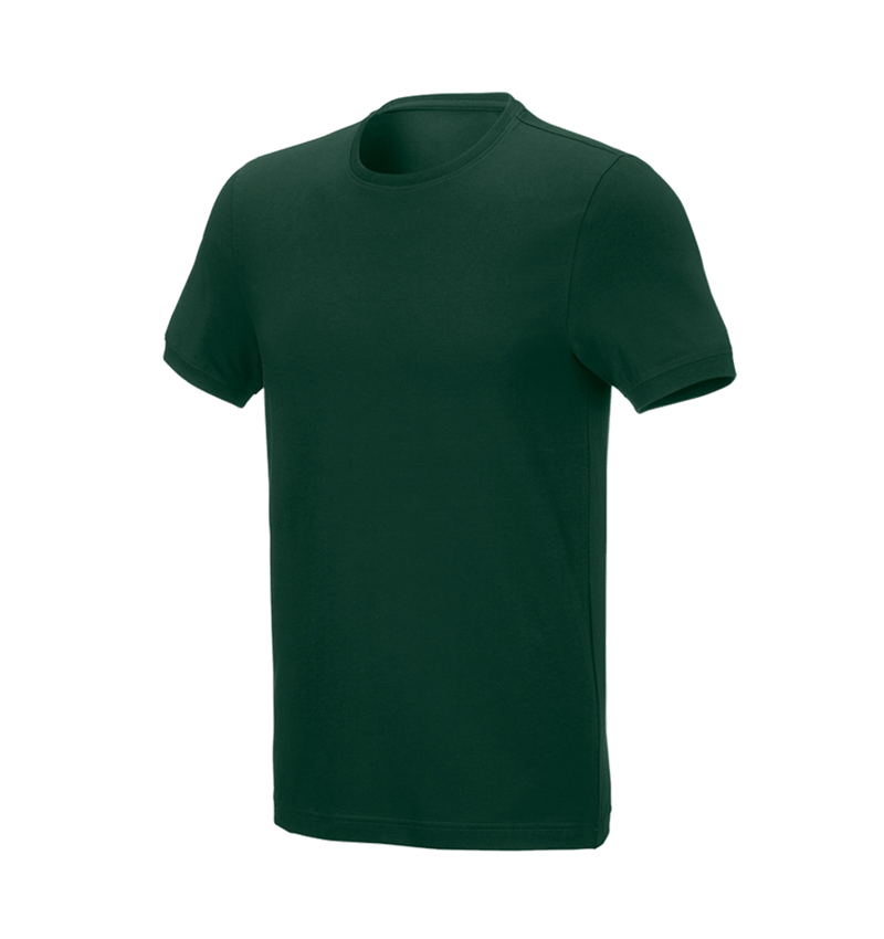 Themen: e.s. T-Shirt cotton stretch, slim fit + grün 2
