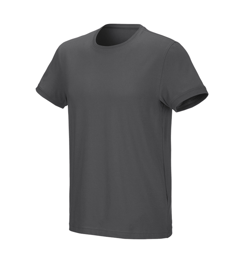 Shirts & Co.: e.s. T-Shirt cotton stretch + anthrazit 3
