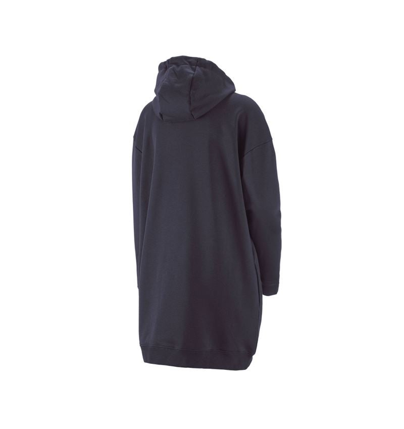 Themen: e.s. Oversize Hoody-Sweatshirt poly cotton, Damen + dunkelblau 2