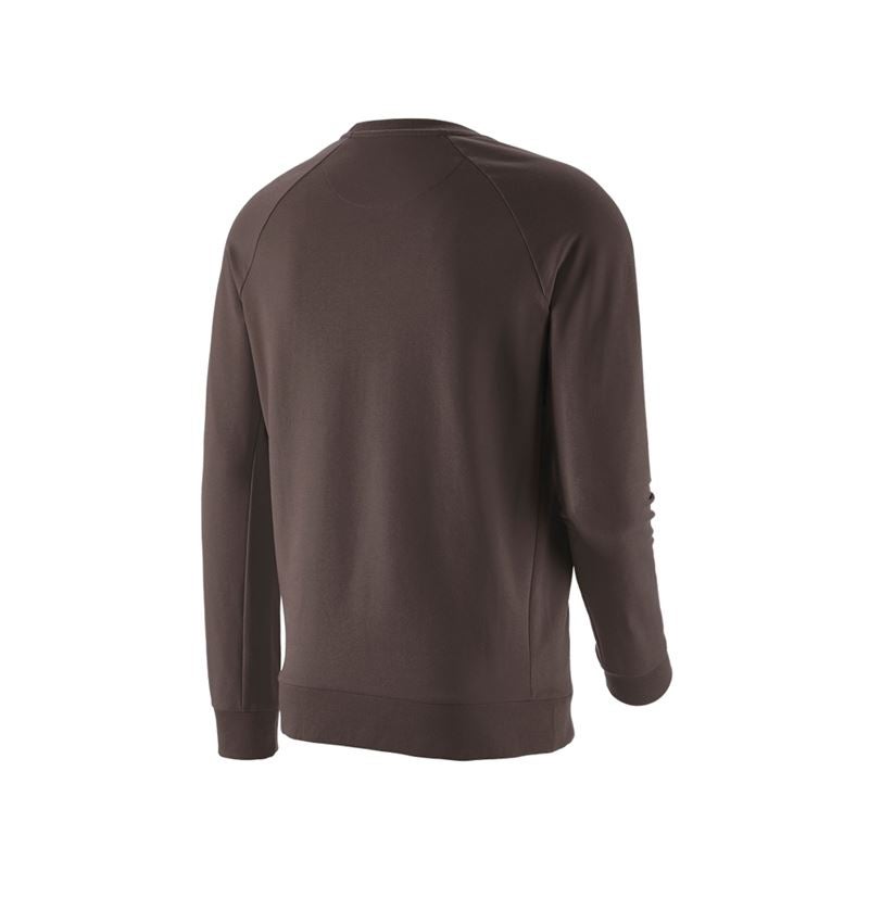 Shirts & Co.: e.s. Sweatshirt cotton stretch + kastanie 6