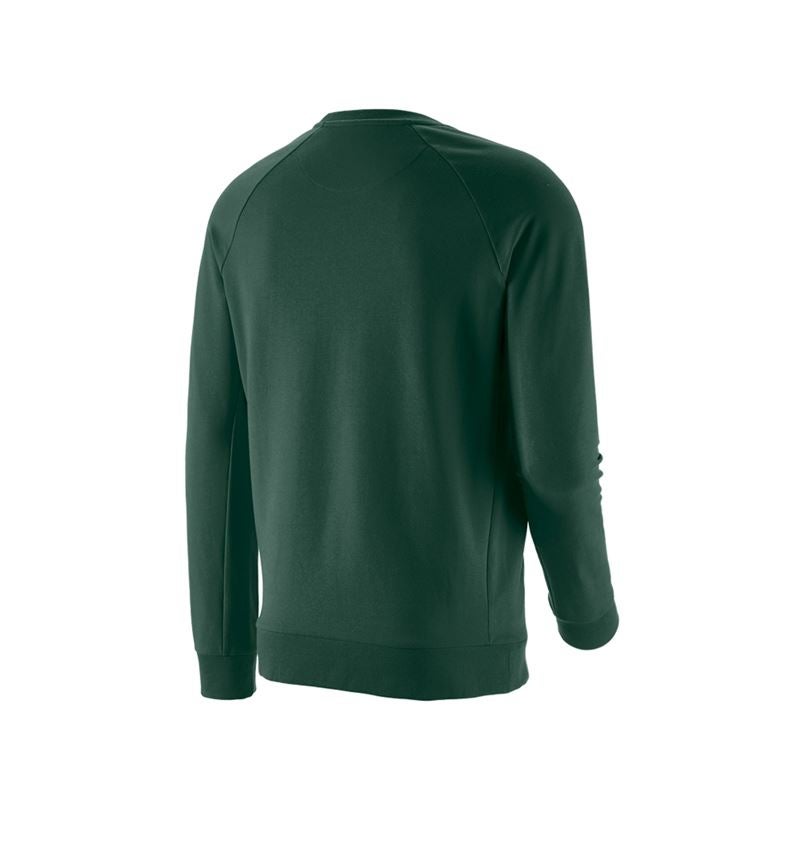 Shirts & Co.: e.s. Sweatshirt cotton stretch + grün 3