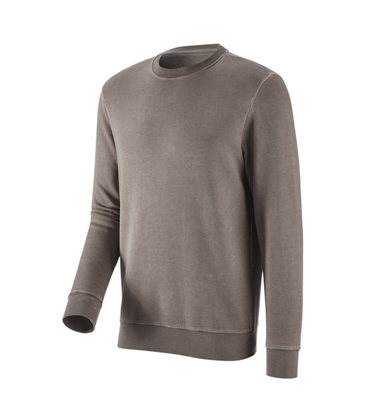 Shirts & Co.: e.s. Sweatshirt vintage poly cotton + taupe vintage 4