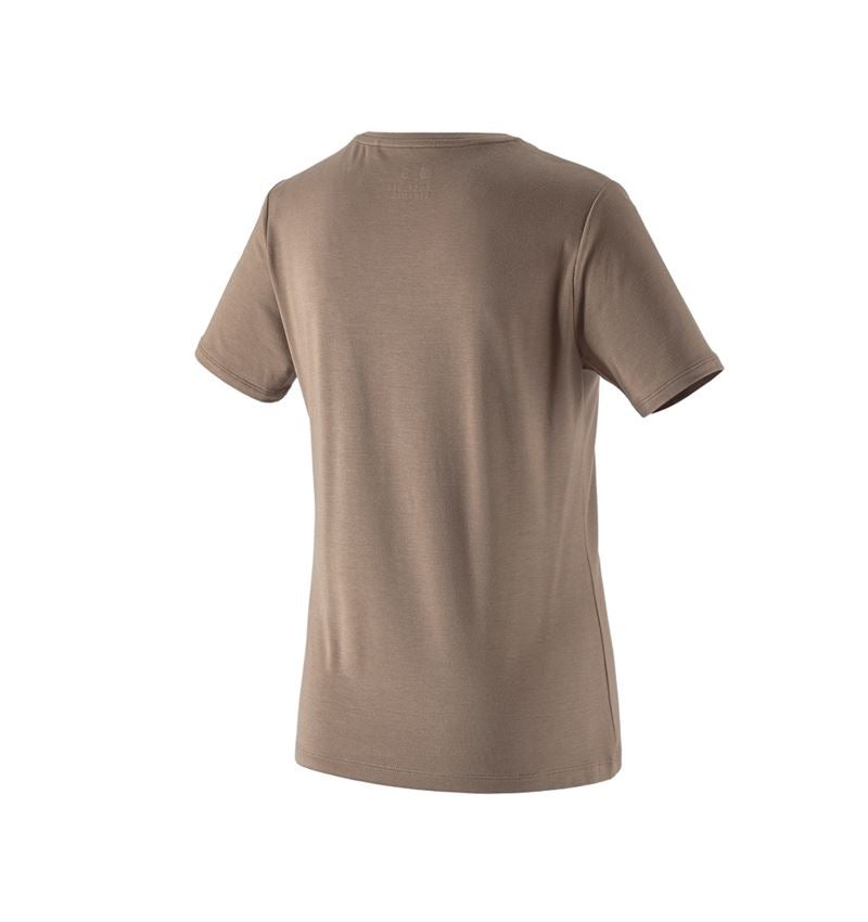 Shirts & Co.: Modal-Shirt e.s. ventura vintage, Damen + umbrabraun 3
