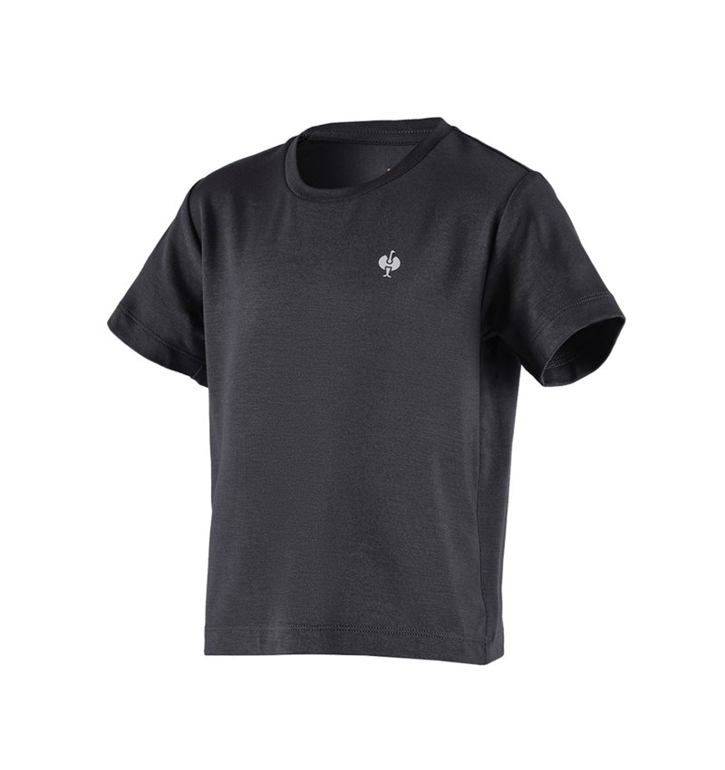 Shirts & Co.: Modal-Shirt e.s. ventura vintage, Kinder + schwarz 2