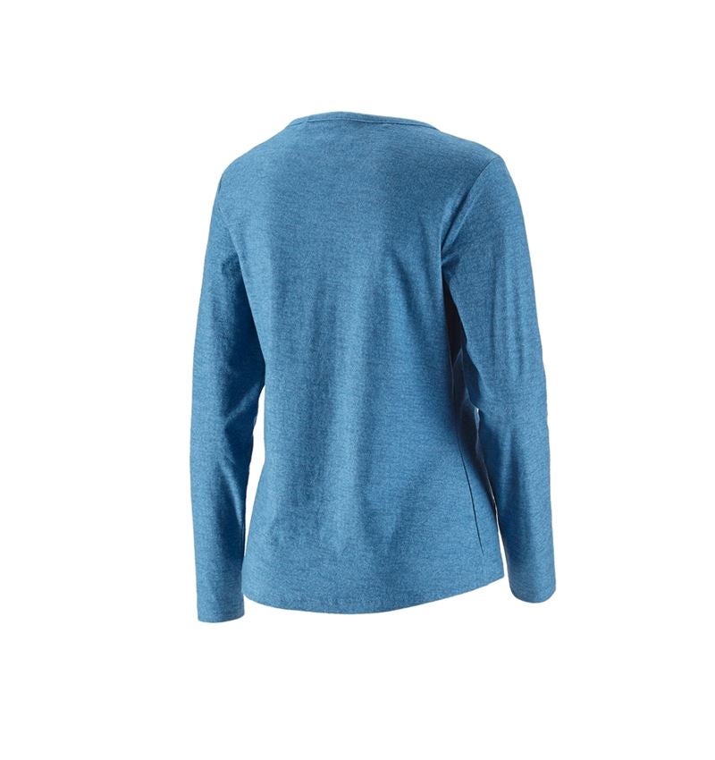 Shirts & Co.: Longsleeve e.s.vintage, Damen + arktikblau melange 3