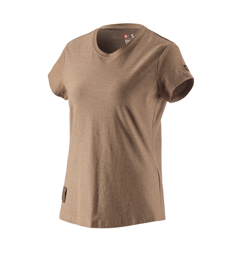 Shirts & Co.: T-Shirt e.s.vintage, Damen + sepia melange 2