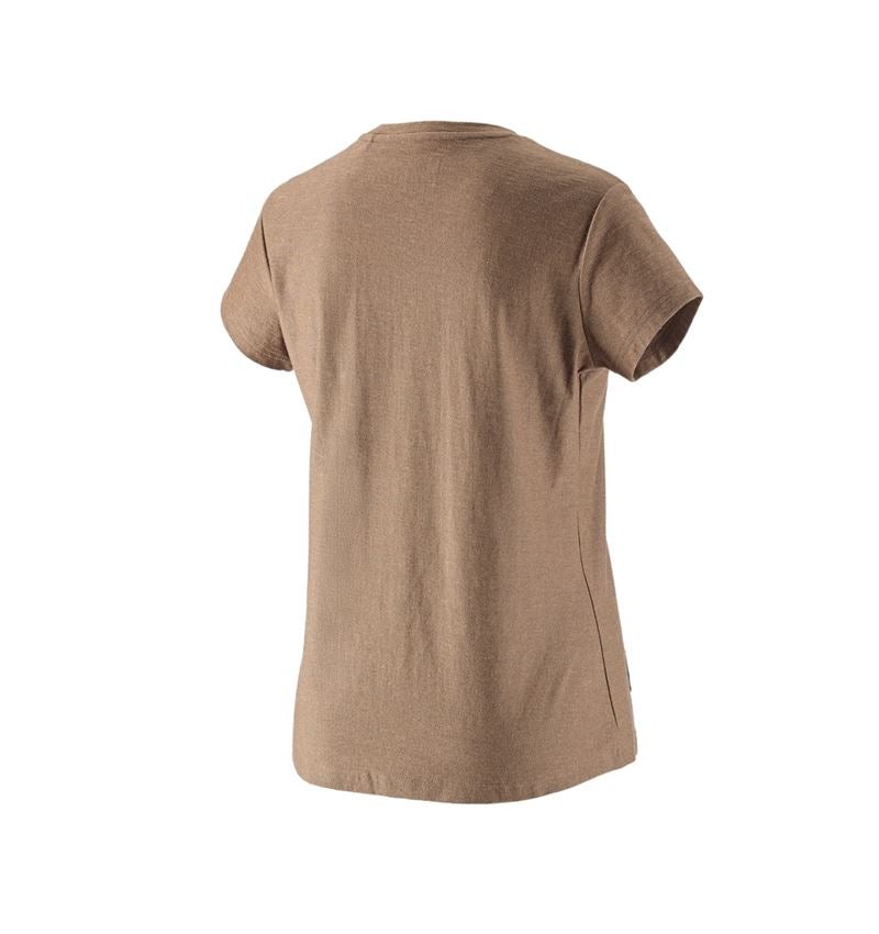 Shirts & Co.: T-Shirt e.s.vintage, Damen + sepia melange 3