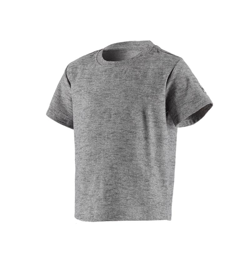 Shirts & Co.: T-Shirt e.s.vintage, Kinder + schwarz melange 2