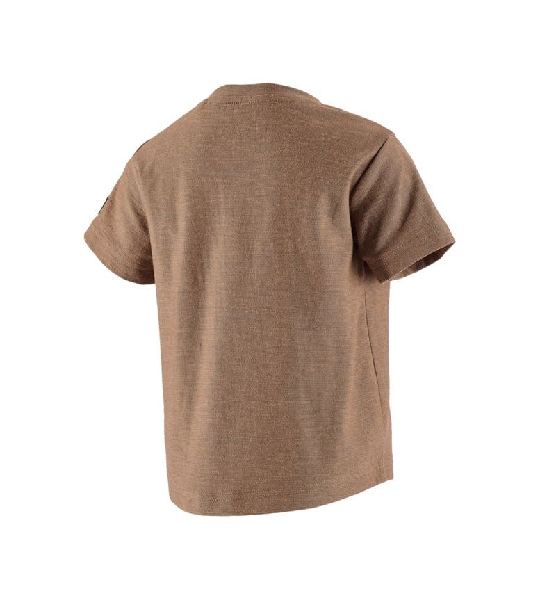 Shirts & Co.: T-Shirt e.s.vintage, Kinder + sepia melange 3