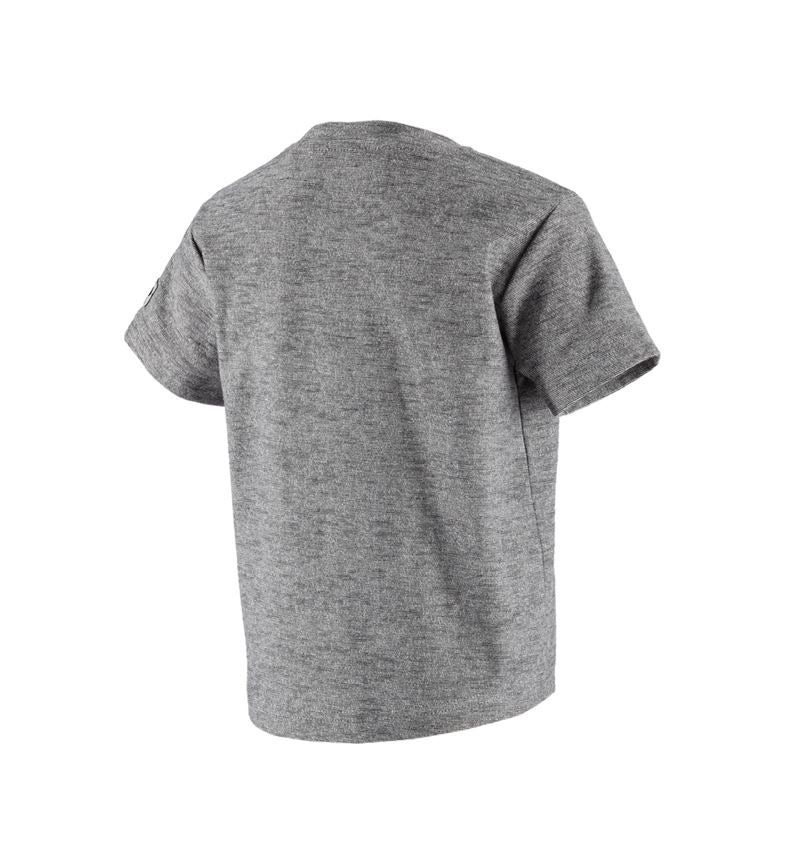Shirts & Co.: T-Shirt e.s.vintage, Kinder + schwarz melange 3