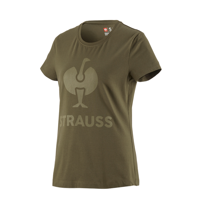 Shirts & Co.: T-Shirt e.s.concrete, Damen + schlammgrün 2