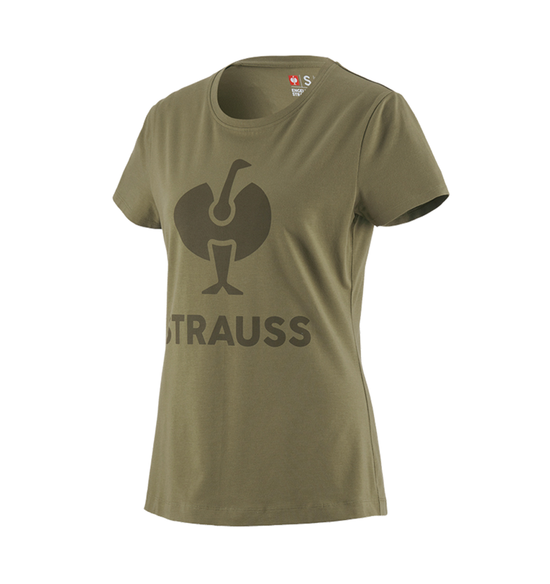 Shirts & Co.: T-Shirt e.s.concrete, Damen + stipagrün 1