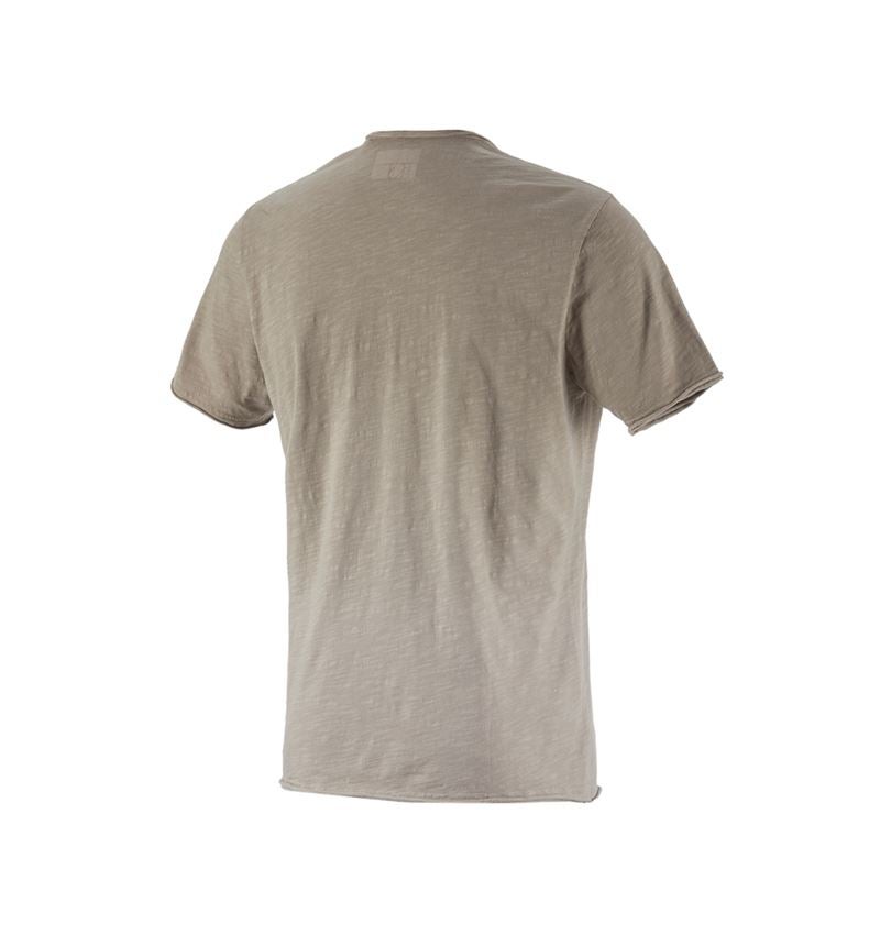 Shirts & Co.: e.s. T-Shirt workwear ostrich + taupe vintage 3