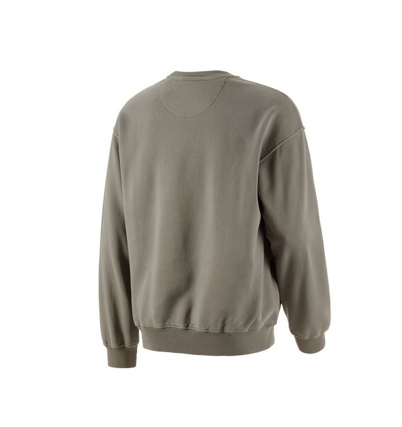 Themen: Oversize Sweatshirt e.s.motion ten + moorgrün vintage 4