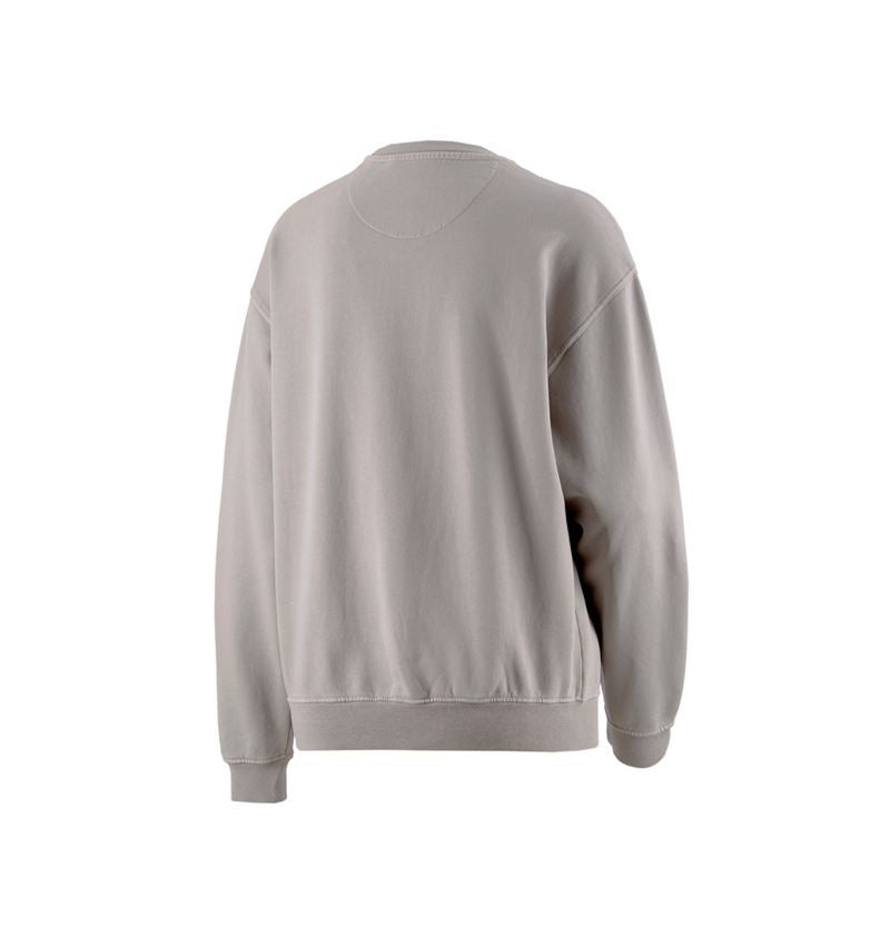 Shirts & Co.: Oversize Sweatshirt e.s.motion ten, Damen + opalgrau vintage 4