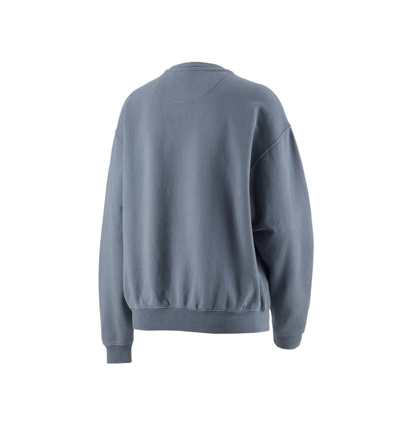 Geschenkideen: Oversize Sweatshirt e.s.motion ten, Damen + rauchblau vintage 3