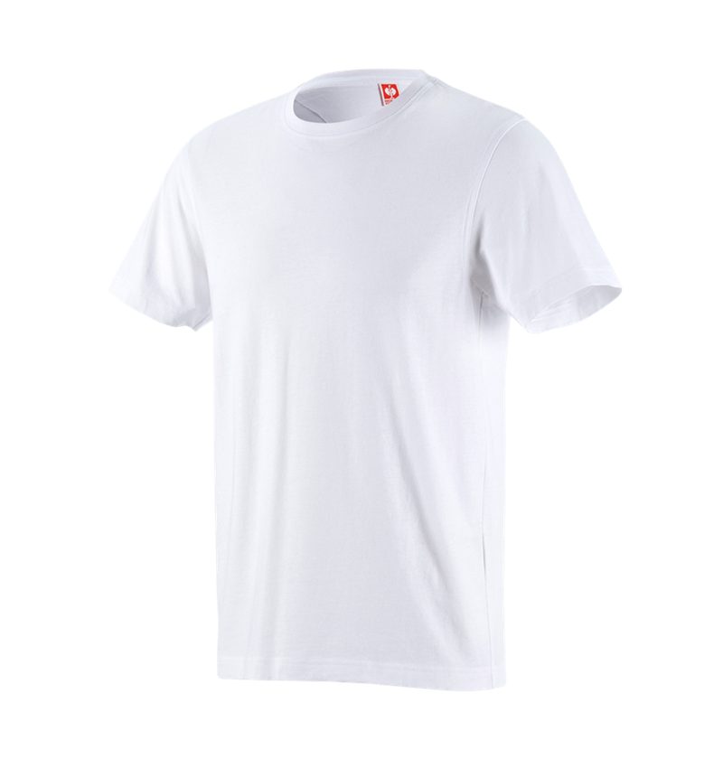 Shirts & Co.: T-Shirt e.s.industry + weiß