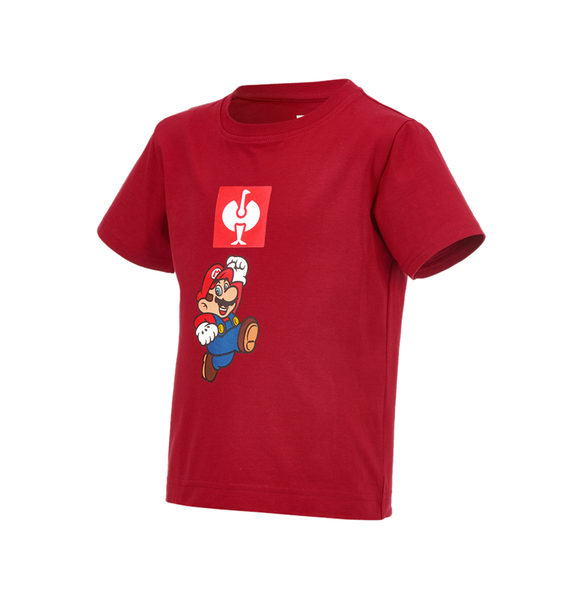 SUPER MARIO X STRAUSS: Super Mario T-Shirt, Kinder + feuerrot 2