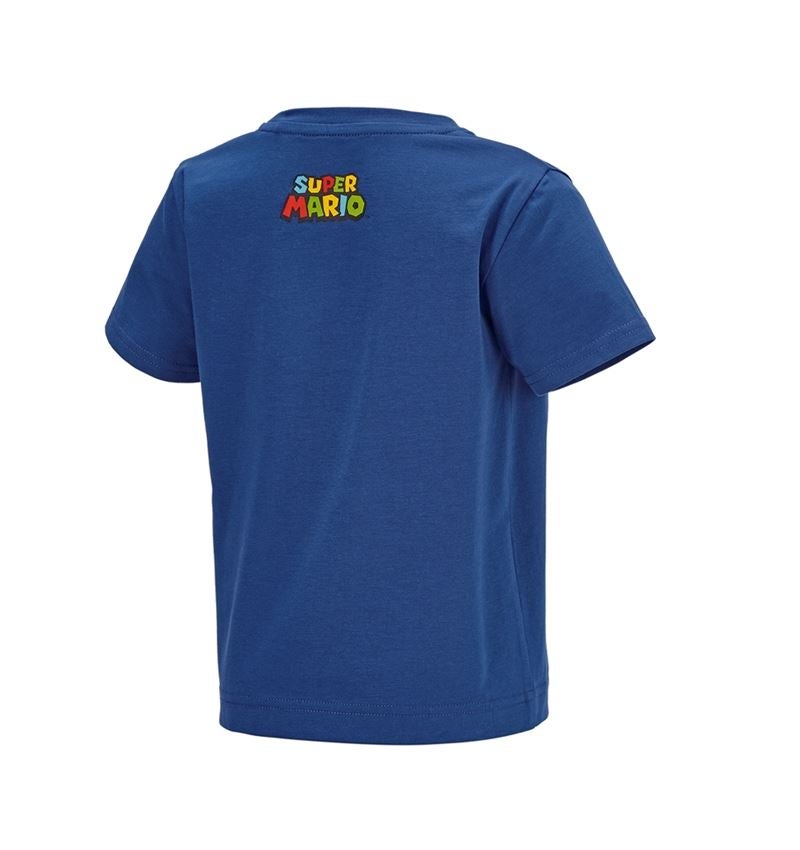 Bekleidung: Super Mario T-Shirt, Kinder + alkaliblau 3