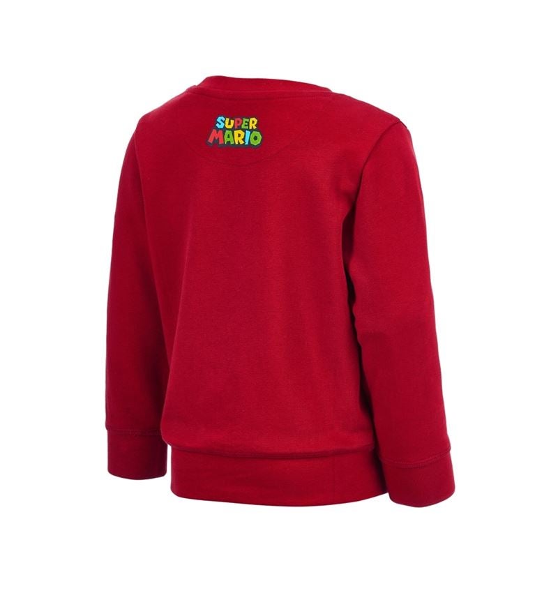 Kollaborationen: Super Mario Sweatshirt, Kinder + feuerrot 3