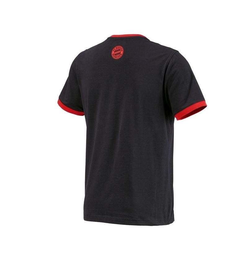 Kollaborationen: FCB Premium T-Shirt Cotton Stretch Pocket + black/straussred 8