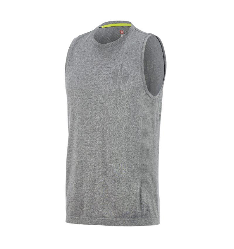 Bekleidung: Athletik-Shirt seamless e.s.trail + basaltgrau melange 5