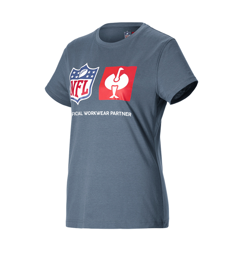 Shirts & Co.: NFL T-Shirt cotton, ladies + oxidblau 3